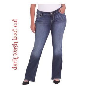 Torrid dark wash boot cut flare jeans